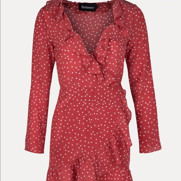 Réalisation Par The Alexandra Dress in Red Star - Picture 2 of 6